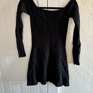 Zara Black Long Sleeve Dress